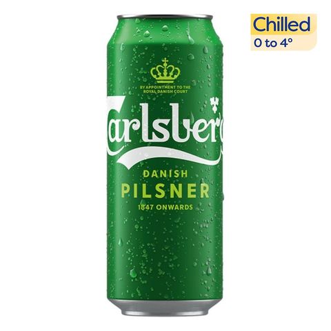 [Chilled] Carlsberg Danish Pilsner Beer Can (Alcohol) 500ml