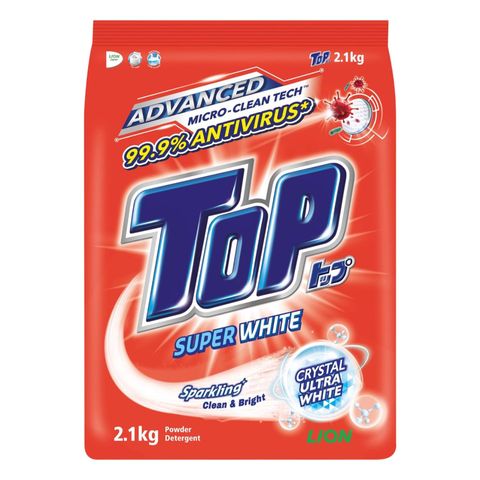 Top Super White Red Powder Detergent 2.3kg