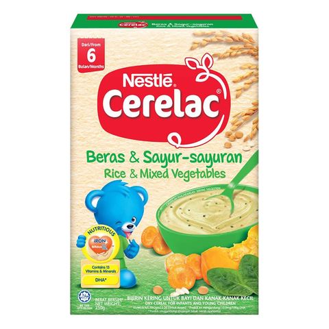 Cerelac Infants Cereals Rice & Mixed Vegetables 250g