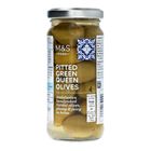 M&S Food Pitted Green Queen Olives 230g
