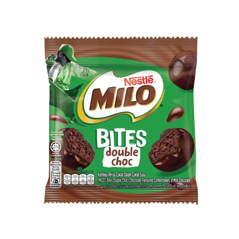 Milo Bites Double Choc 25g