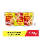 Maggi Hot Cup Kari 6pcs x 59g