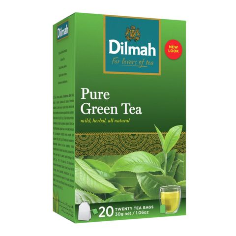 Dilmah Green Tea Tag Tea Bags Green Tea (20 Pieces) 30g