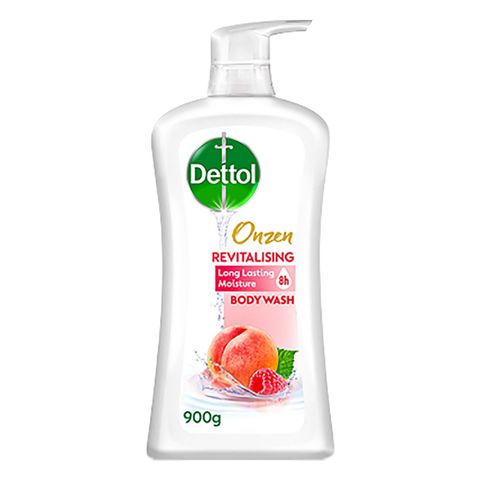 Dettol Onzen Peach & Raspberry Shower Gel Body Wash 900ml