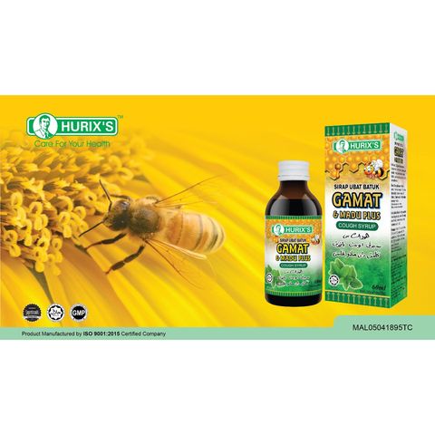 Hurix's Sirap Ubat Batuk Gamat & Madu Plus 60ml