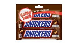 Snickers Classic Peanut Value Pack 3 x 51g