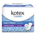 Kotex Fresh Longer & Wider Pantyliners 14 Pieces