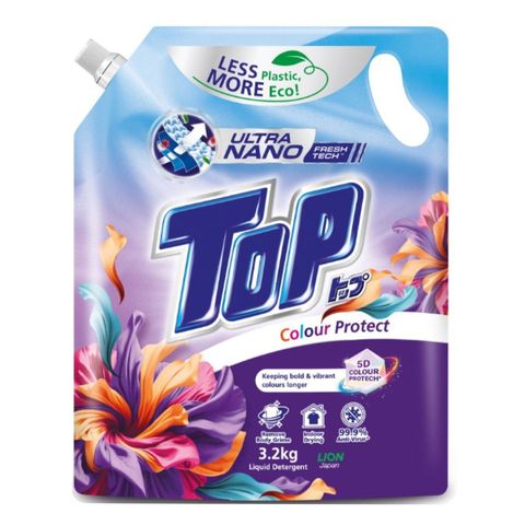 Top Ultra Nano Fresh Tech Laundry Detergent Colour Protect 3.2kg