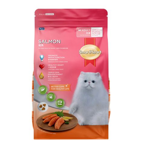 Smartheart Cat Food Salmon 1.2kg