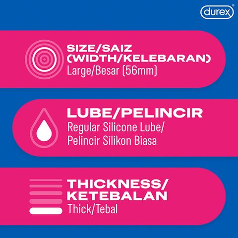 Durex Pleasuremax Condoms Ribbed and Dotted 3pcs