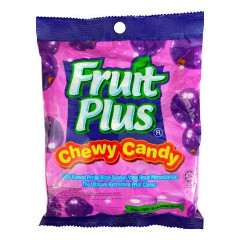 Fruit Plus Chewy Candy Blackcurrant 120g
