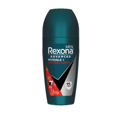 Rexona Men Antibacterial Invisible Roll-On Deodorant 50ml