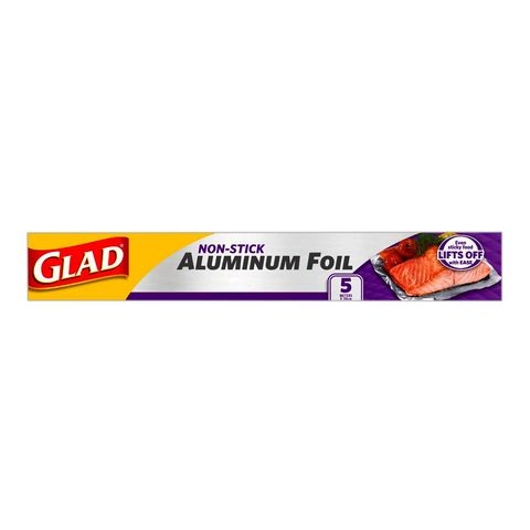 Glad Aluminium Foil Non-stick 5m 1 Unit