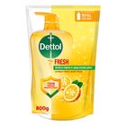 Dettol Fresh Shower Gel Body Wash Refill 800ml