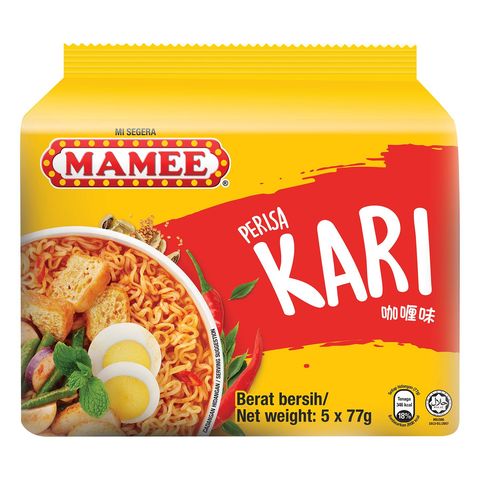 Mamee Instant Noodle Curry | 5 x 80 g