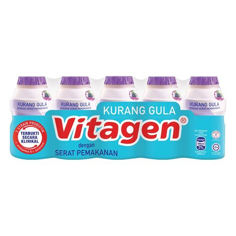 Vitagen Less Sugar Grape 5 x125ml