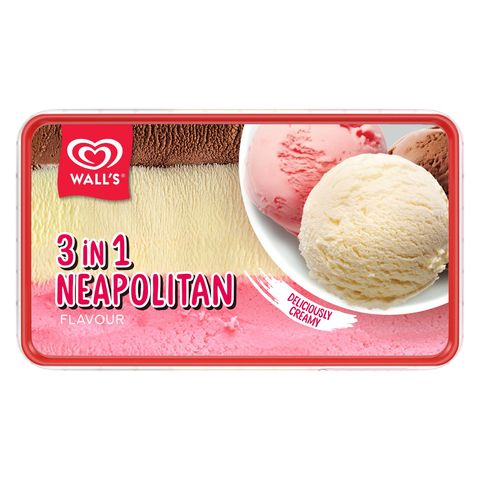 Wall's Tub 3 in 1 Neapolitan 1.4L
