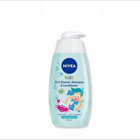 Nivea Kids 3 in 1 Shampoo & Bath Magic Apple 500ml