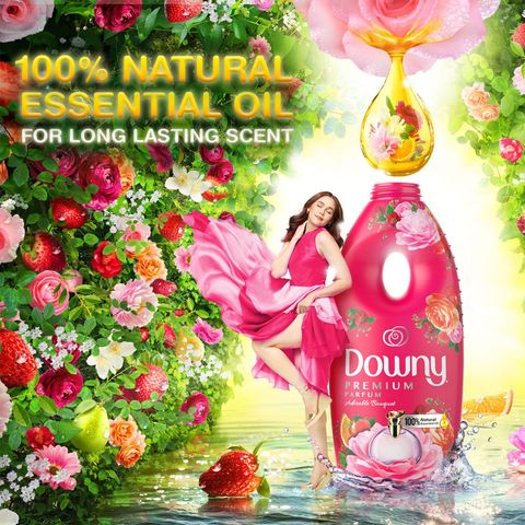 Downy Adorable Bouquet Concentrate Fabric Conditioner Refill Crown 1.35L