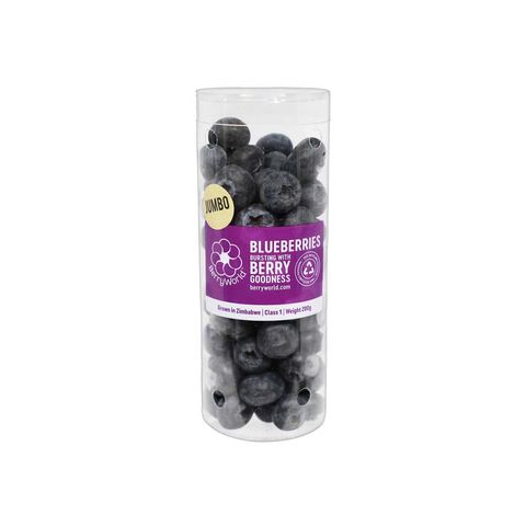 Jumbo Blueberries In Tube 200g