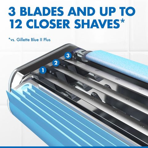 Gillette Blue 3 Cool Disposable Razor 4pcs