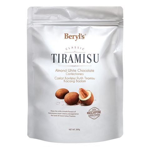 Beryl's Classic Tiramisu Almond White Chocolate 300g
