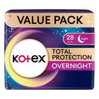 Kotex Total Protection Overnight Wing Pad Sanitary (28cm) 28 Pieces - 38741