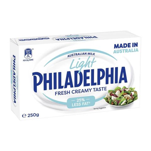 Philadelphia Cream Cheese Block Light 250g