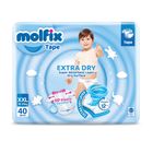 Molfix Extra Dry Tape XXL Super Jumbo Pack 40pcs
