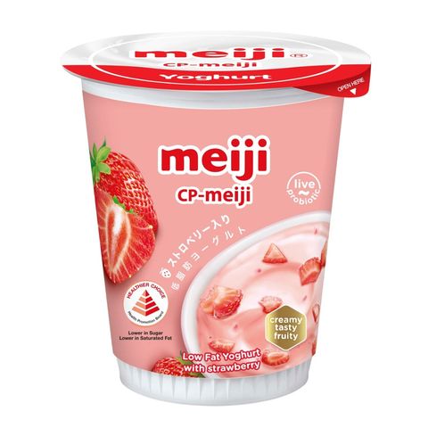 Meiji Low Fat Yoghurt with Strawberry 135g