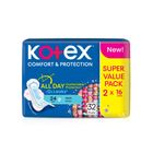 Kotex Comfort & Protection Maxi Wing 24cm (2 x 16s)