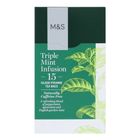 M&S Triple Mint Infusion Silken Pyramid Tea Bags 22.5g