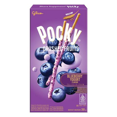 Pocky Crushed Fruits Blueberry Yogurt 38g