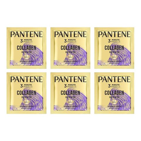 Pantene 3 Minute Miracle Collagen Repair Conditioner 13mL x 6