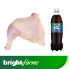 Chicken Leg Quarter + Rc Cola