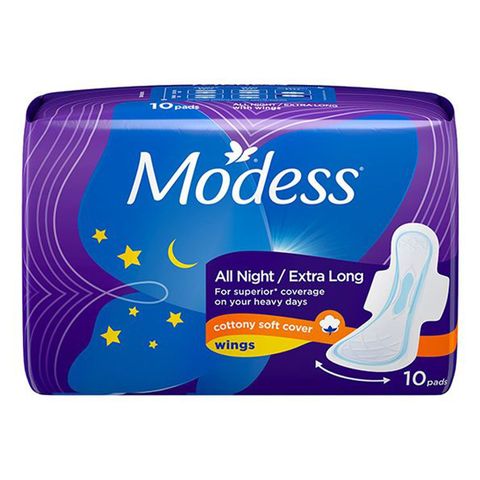 Modess All Night Napkins 10pcs
