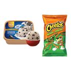 Selecta Cookies & Cream Ice Cream 1.25L & Cheetos Cheddar Jalapeno 215g Bundle