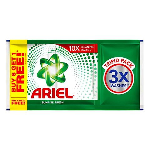 Ariel Detergent Powder Sunrise Fresh Tripid (Buy 6 Get 1 Free) 7 x 90g