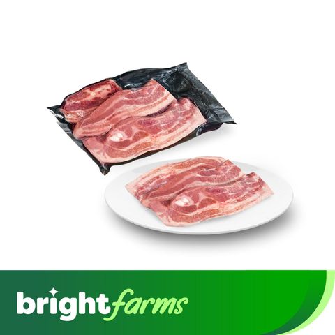 brightfarms Pork Liempo Sliced 1KG (Frozen)