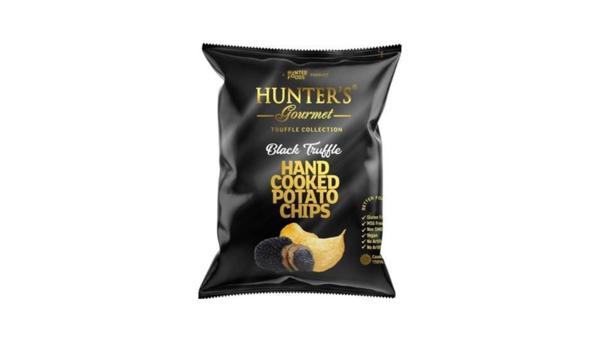 Hunter's Gourmet Black Truffle Potato Chips 125g