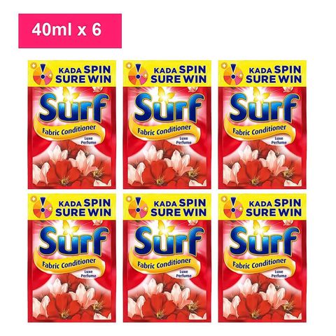Surf Fabric Conditioner Luxe Perfume 6 x 40ml
