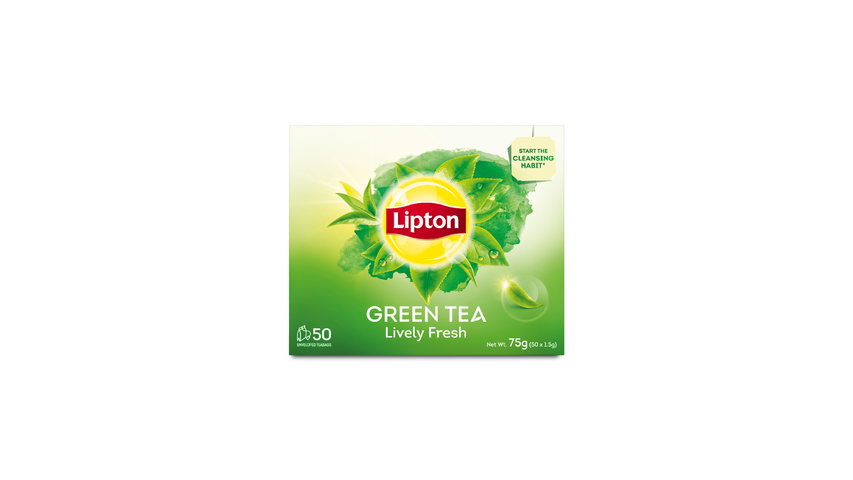Lipton Green Tea Lively Fresh Tea Bags 50 x 1.5g