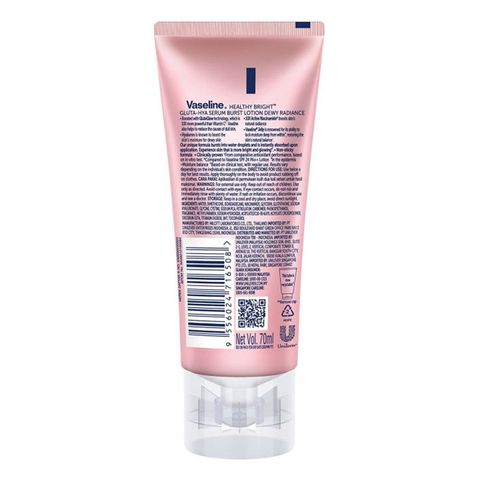 Vaseline Gluta-hya Serum Burst Lotion Dewy Radiance 70ml