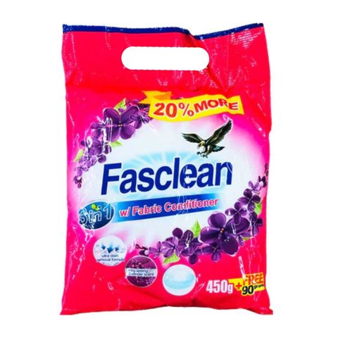 Fasclean Detergent with Fabric Conditioner 450g