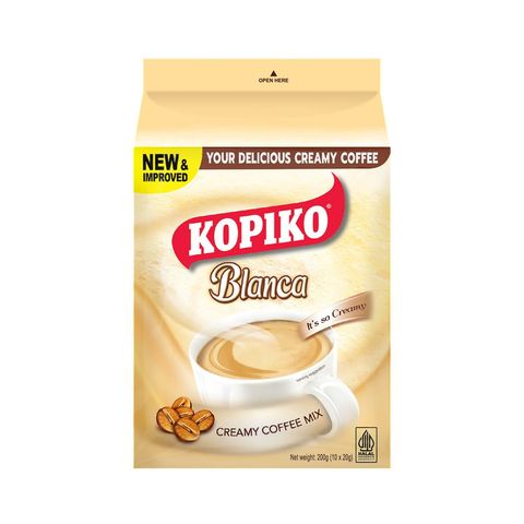 Kopiko Blanca Pouch 10 x 20g