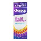 Closeup Toothpaste Multivitamins Twin Pack (65% off on 2nd Tube) 2 x 150g