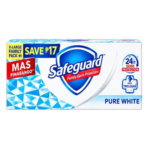 Safeguard Bar White Tripid 3 x 160g
