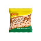 Growers Toasted Cashew Nuts 28g