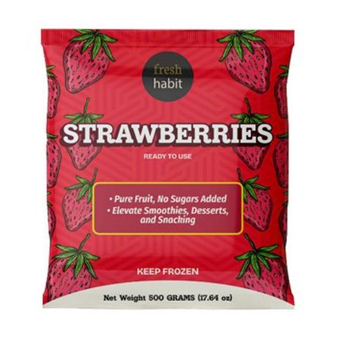Fresh Habit Frozen Strawberries 500g