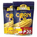 Marca Leon Corn Oil Family Value Pack 2 x 1L